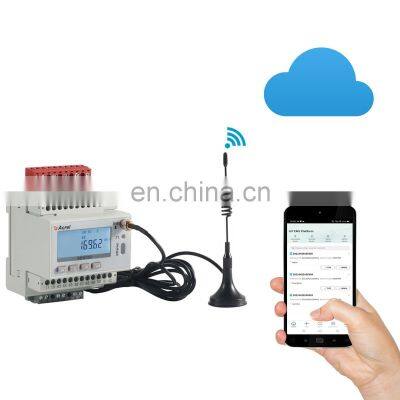 Three-phase fee-controlled watt-hour meter based on 4G communication technology