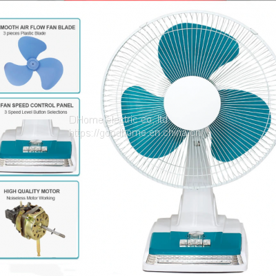 9/12/16inch Table Fan Desk Fan with 120mins Timer