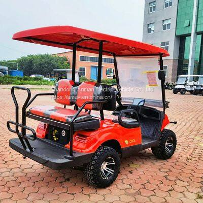 4-seater Off-road Golf Cart Battery Beach Car photo-3
