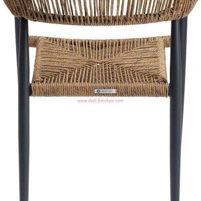Outdoor Dining Chairs Wicker Aluminium All Whether Arm Chair photo-3