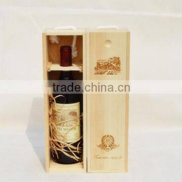 wine wooden box, wine packaging box