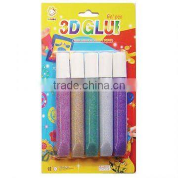3D GLITTER GLUE DIY SALES PROMOTION 5 COLORS 10ML