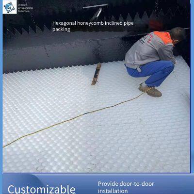 pp Material Slanted Pipe, Hexagonal Honeycomb Filler With an Installation Vertical Height of 86 Cm, Chaoying Environmental Protection photo-4