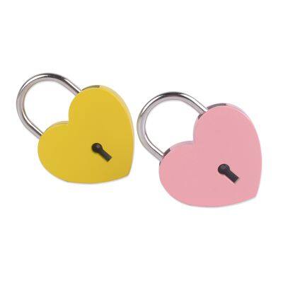 love Heart Padlock Mini Padlock for Gift Box Love Heart Lock for Wedding Gift Pad Lock