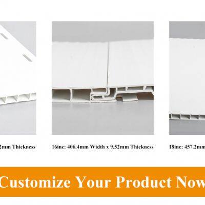 Wholesale PVC Wall Panel Waterproof PVC Wall Panel Interlock PVC Wall Panel for Commercial Use photo-7