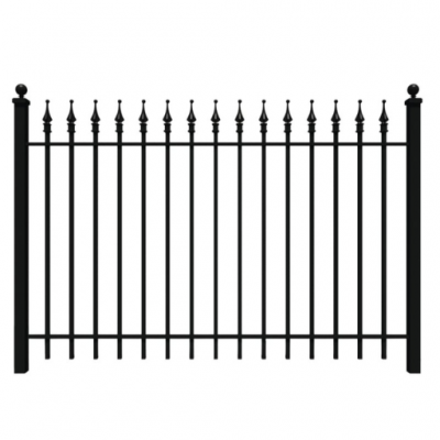 Stainless Steel Wrought Iron Metal Fence Parts for Balcony, Garden, and Farm Security Protection