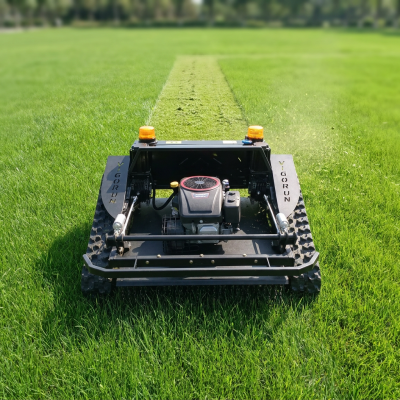 Vigorun VTLM800 Industrial Grade Self Propelled Cordless Remote Control Crawler Lawn Mower 0-60 Working Angle 9.2Kw/452cc