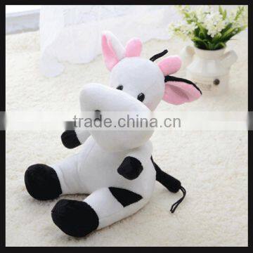 free stuffed cow toy pattern with small size