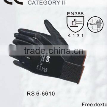 RS SAFETY Seamless 13G Knitting in Supporting Dipped Glove for Work Glove EN388