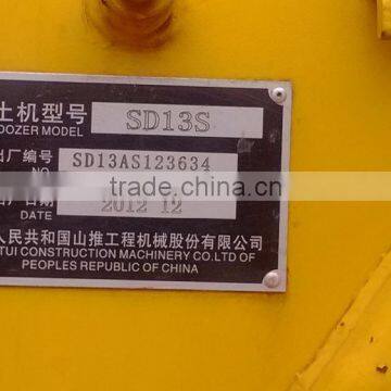 Used Mini Bulldozer Shantui SD13S in Shanghai With Reasonable Price and Good Working Condition photo-4