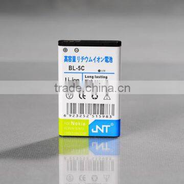 3.7V Rechargeable Replacement Li-ion Dual IC Mobilephone Battery BL-5C for Nokia N70 500-1100mAh