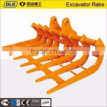 excavator rake