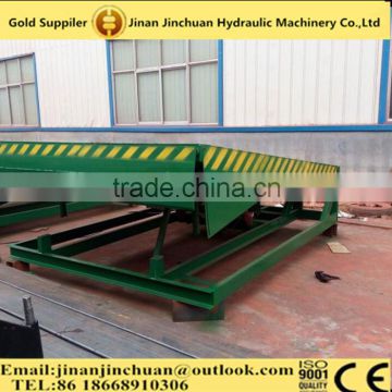 Hydraulic loading ramp for container truck / mobile yard ramp / dock leveler