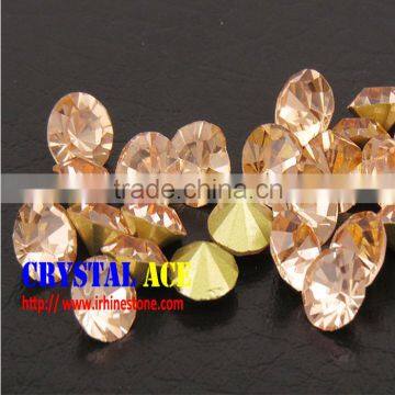 MC crystal foiled point back rhinestone, wholesale Chatons, diamond crystal for decoration