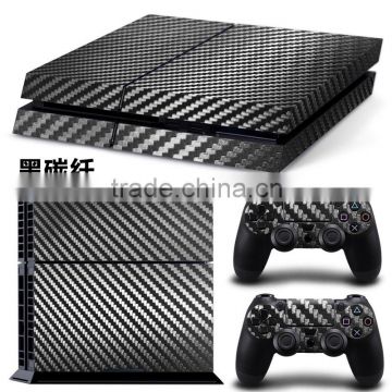 Carbon Fiber Texture Decal Stickers for PS4 Game Console