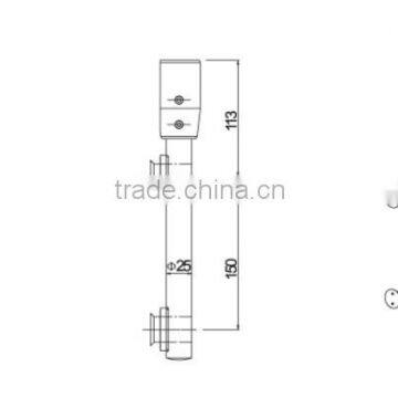 Heavy Duty Glass Stainless Steel Office Sliding Door Top Door Pivot Hinge