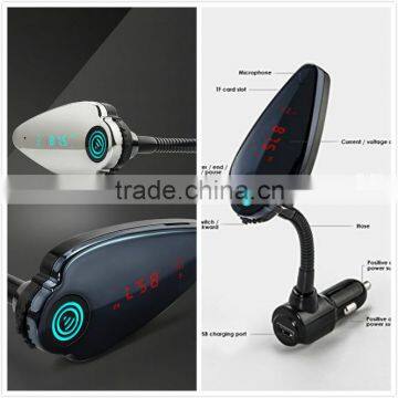 car kit mp3 mucsic player wireless fm transmitter radio modulator