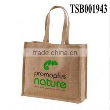 hot sale fashion jute shopping bag with customer logo