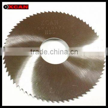 Manufacturer of HSS circular Saw Blade with TiN TiAIN coating 25*6*8mm