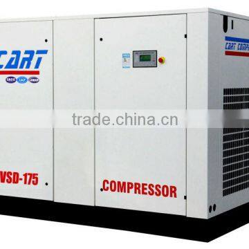 China 132KW 175HP Variable frequency screw air compressor