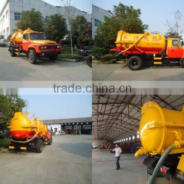 vacuum pump sewage truck, 5000 liter vacuum suction truck , 1500 gallon sewage trucks