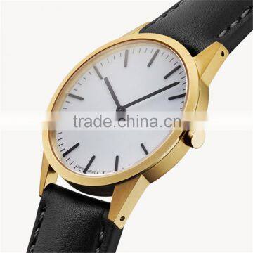 PVD Satin Gold Case Coating Stainless Steel Case 5ATM Waterproof Stainless Steel Brand Fashion Watch photo-6