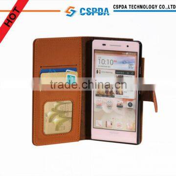 For Huawei Acsend P6 fashion stand wallet leather cover