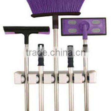 Magic Holder 5 Position Broom Organizer Broom Holder Cleaning Tools Organizer photo-6