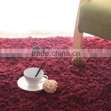 2016 Cheap Wholesales Best Prices Green Large Microfiber Polyester Shaggy Plush Area Carpet Rugs With Anti Slip Backing for Home photo-3
