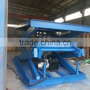 Hydraulic fixed scissor lift for loading/loading lift