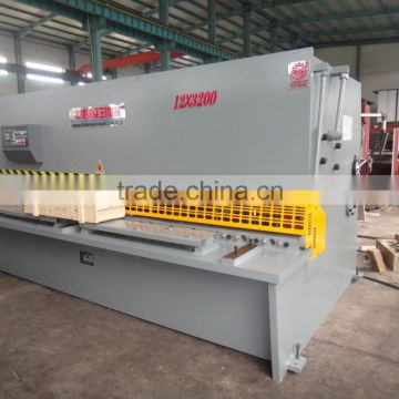 Bohai Brand 12mm hydraulic pendulum plate shear machine | hydraulic shearing /cutting machine