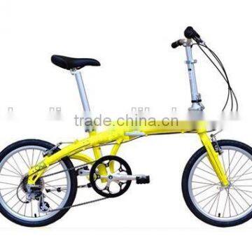 hi-ten steel 20 inch 6 speed folded bicycle