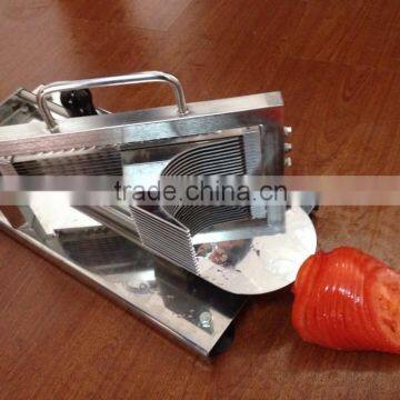 commercial manual stainless steel tomato cutter