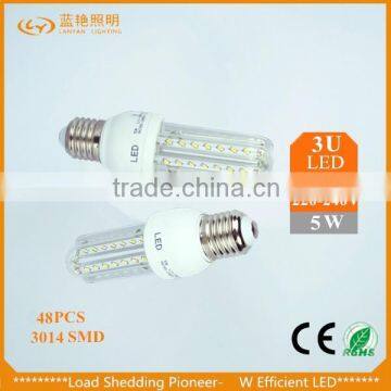 Energy Saving plastic tip shade LED CFL full spiral bulb