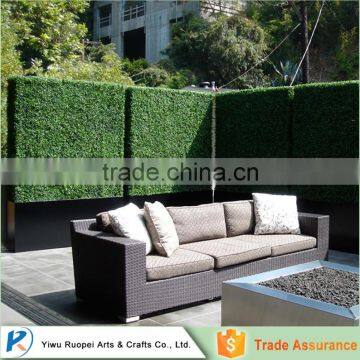 PE Material and Artificial Topiary Hedge Plant Type outdoor artificial boxwood hedge                        
                                                Quality Choice