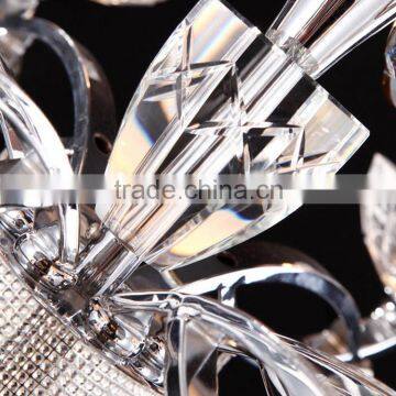 Interior Decoration Decorative Wrought Iron Crystal Chandelier Professional Lighting Fixture Manufacturers CZ2081/12+6 photo-3