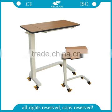 New type!AG-OBT012 CE Luxurious Turnable hospital overbed table