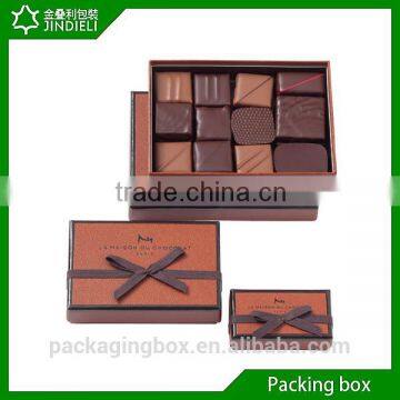 Luxury paper chocolate gift coffret box packaging