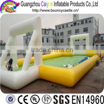 PVC inflatable toys football field / soccer pitch