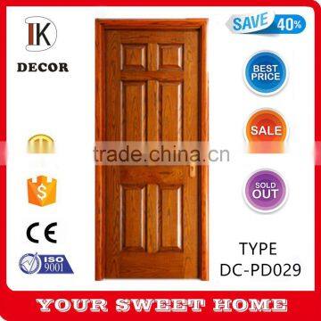 Nature Wood Panel Door Design with Any Kind of Material