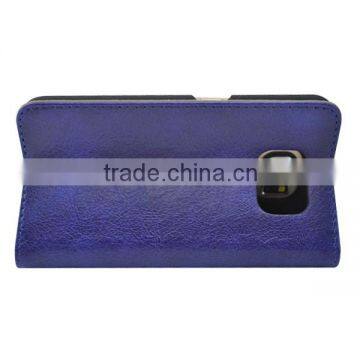 Genuine Leather Flip Cover Clear Case for Galaxy s6 photo-2