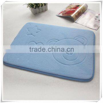 2013 hot sale high quality beautiful colourful memory foam matMemory foam bath mat Qinyi