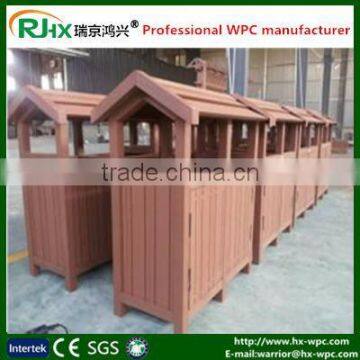 Morden design Wood-plastic composites for dustbin standing garbage cans