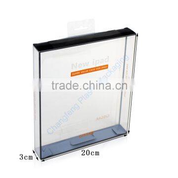 Transparent plastic box for tablet pc packaging