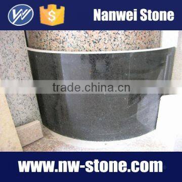 absolute black granite arcs for Rome columns