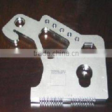 Custom fabrication service high precision black anodize aluminum laser cutting product