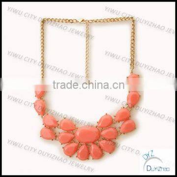 newest design fashion statement necklace chunky bridal jewelry