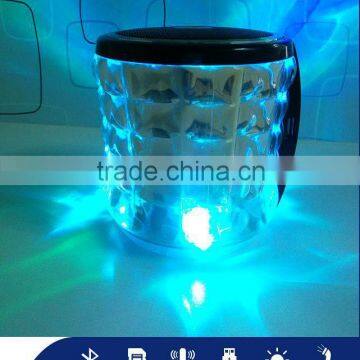 shenzhen factory bulb bluetooth speaker with amazing lighting mini speaker with memory card