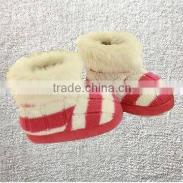 Winter thermal cotton-padded waterproof anti-slip soles slippers,plush home floor children boots