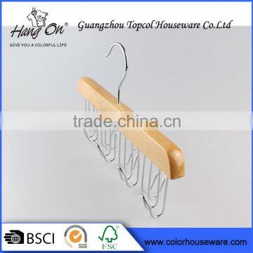 Durable Wood Hanger for Tie/Belt photo-3